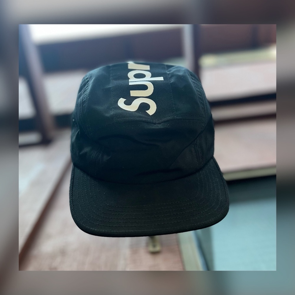 Supreme Top Stripe Camp Cap